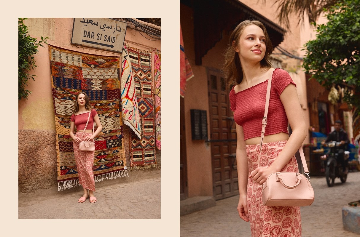 Bolso mini bowling rosa