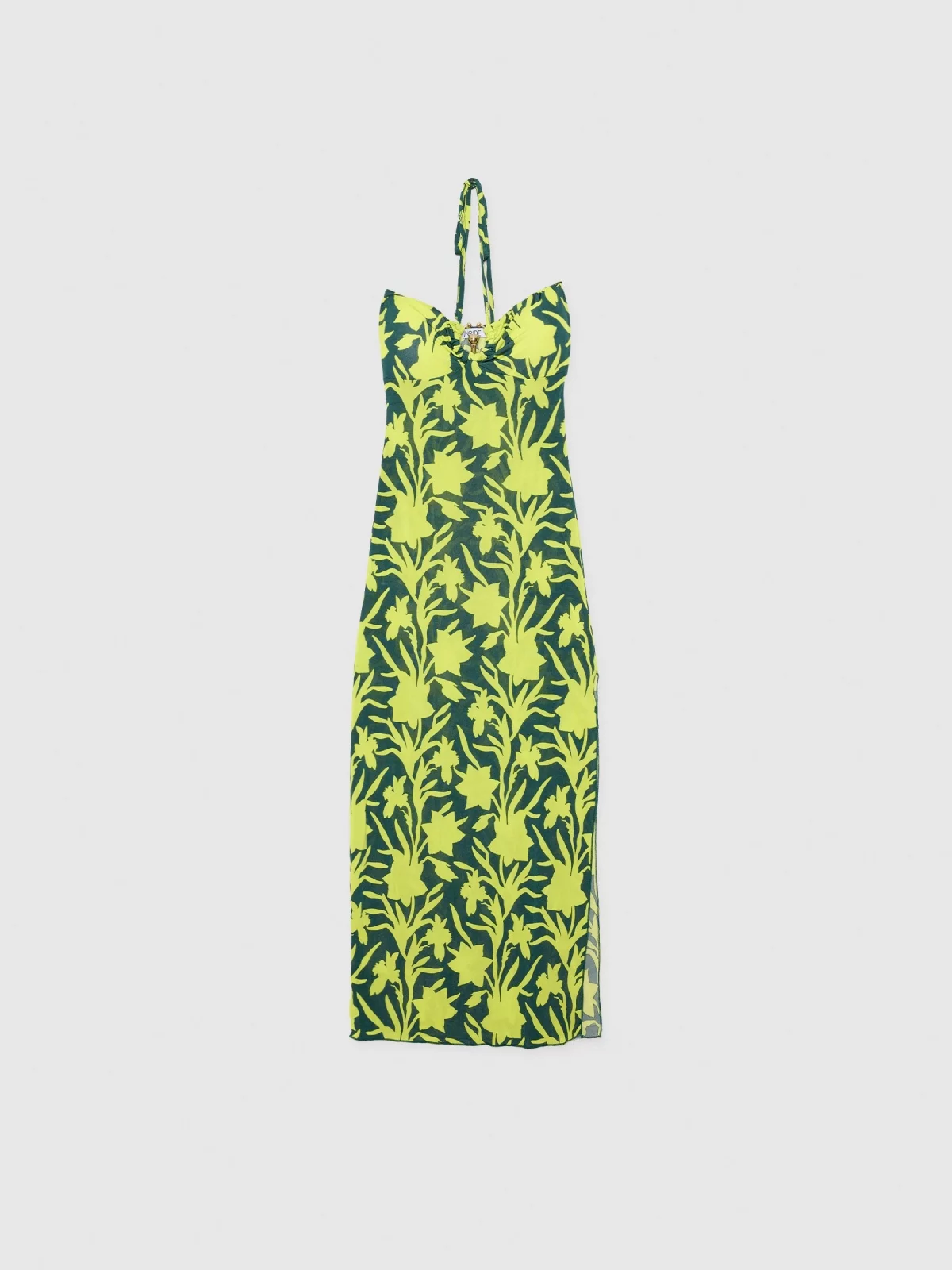  Vestido anudado al cuello lima
