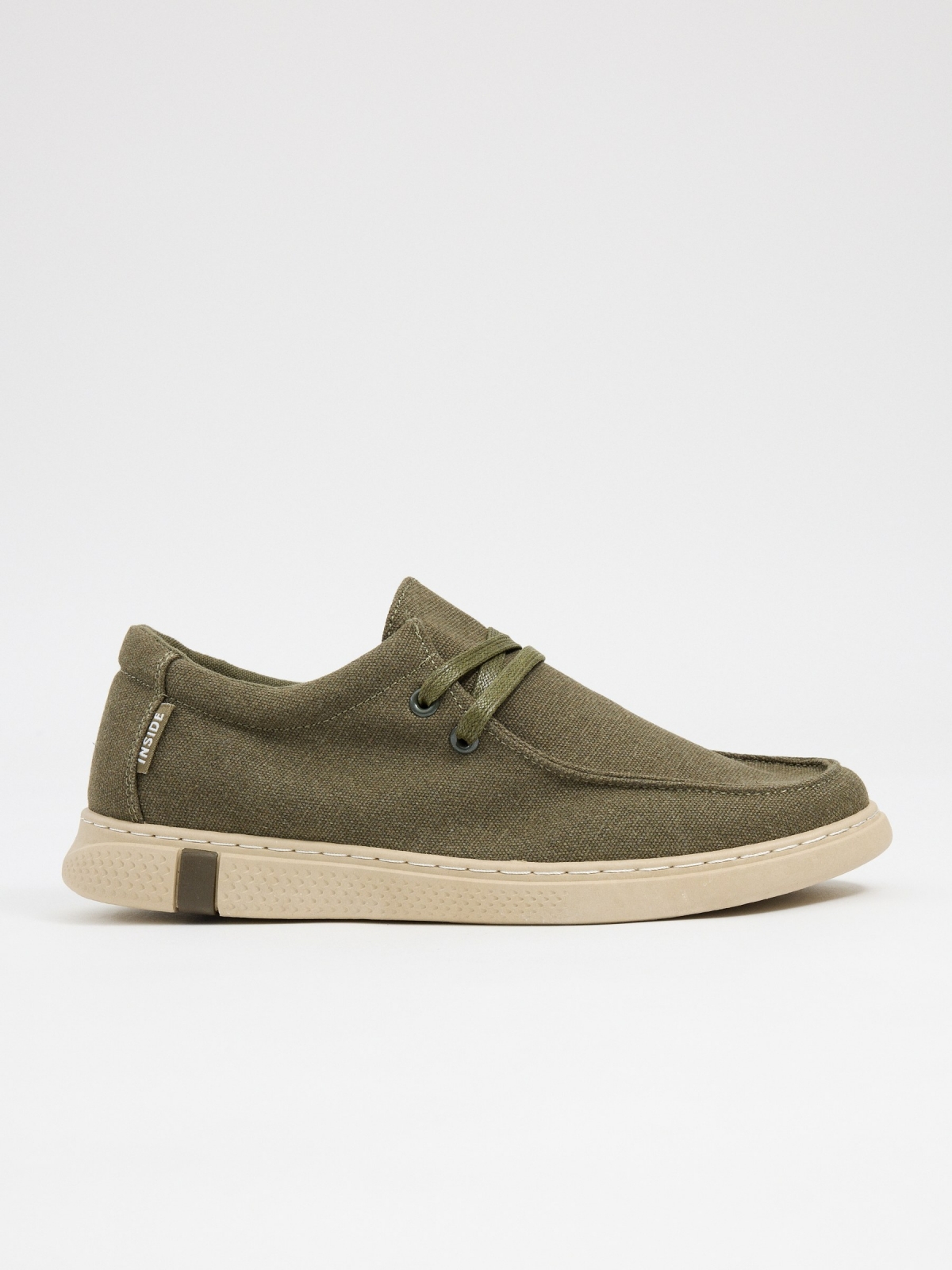 Canvas wallaby shoe