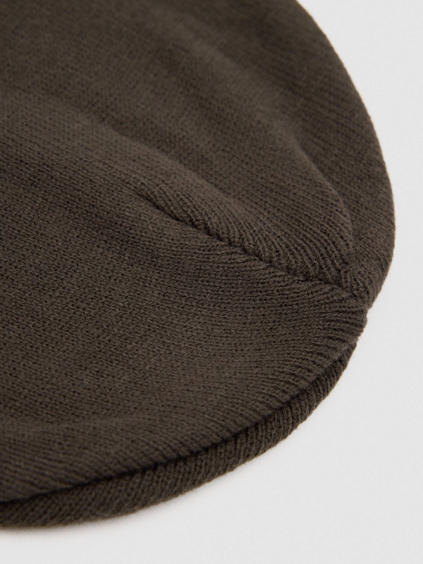 INSDR knitted cap green front view