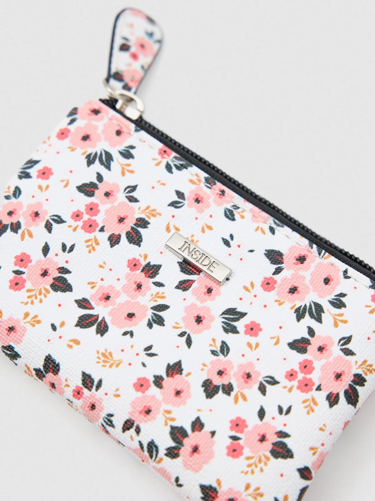 Monedero sencillo multicolor vista lateral 45º