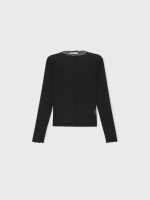 %Pto% Mesh T-shirt with curly black front view