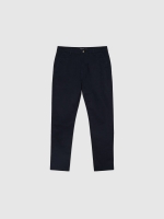 %Pto% Pantalón chino gabardina azul vista frontal