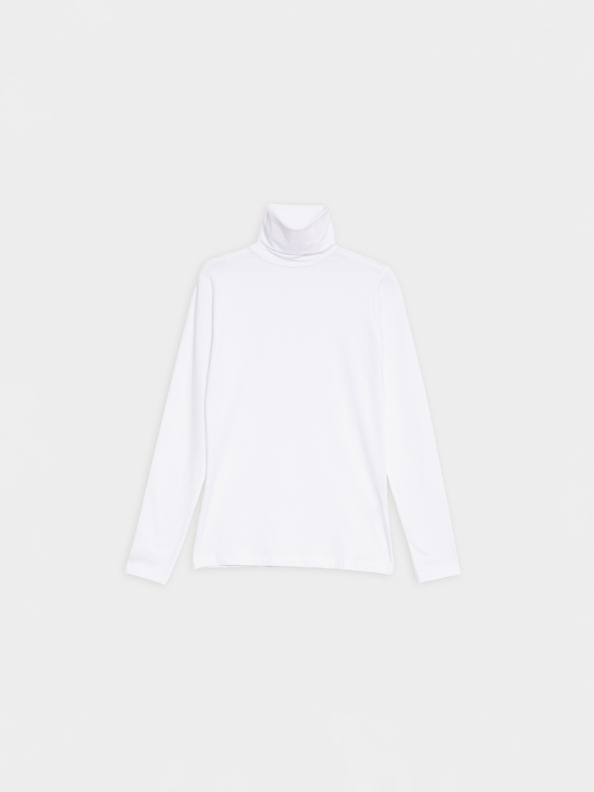  Basic T-shirt with gooseneck white front view