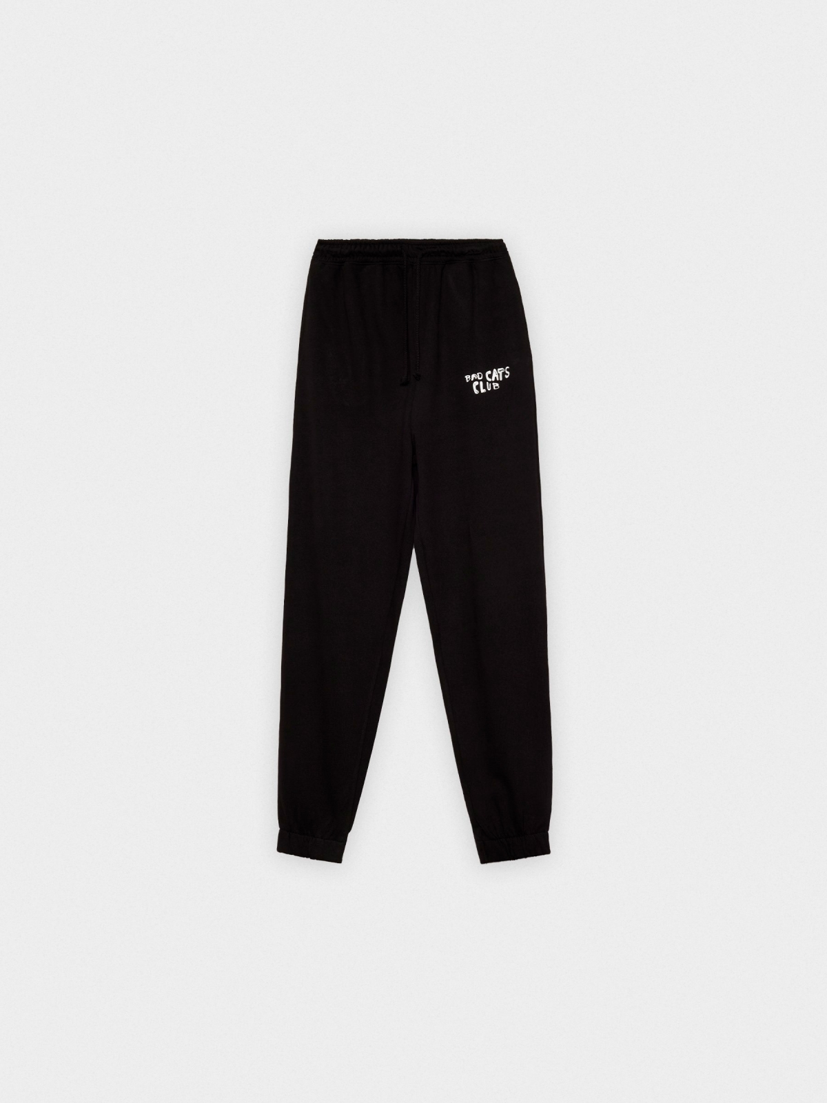 Club jogger pants black detail view