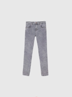 %Pto% Jeans skinny básicos gris gris vista frontal