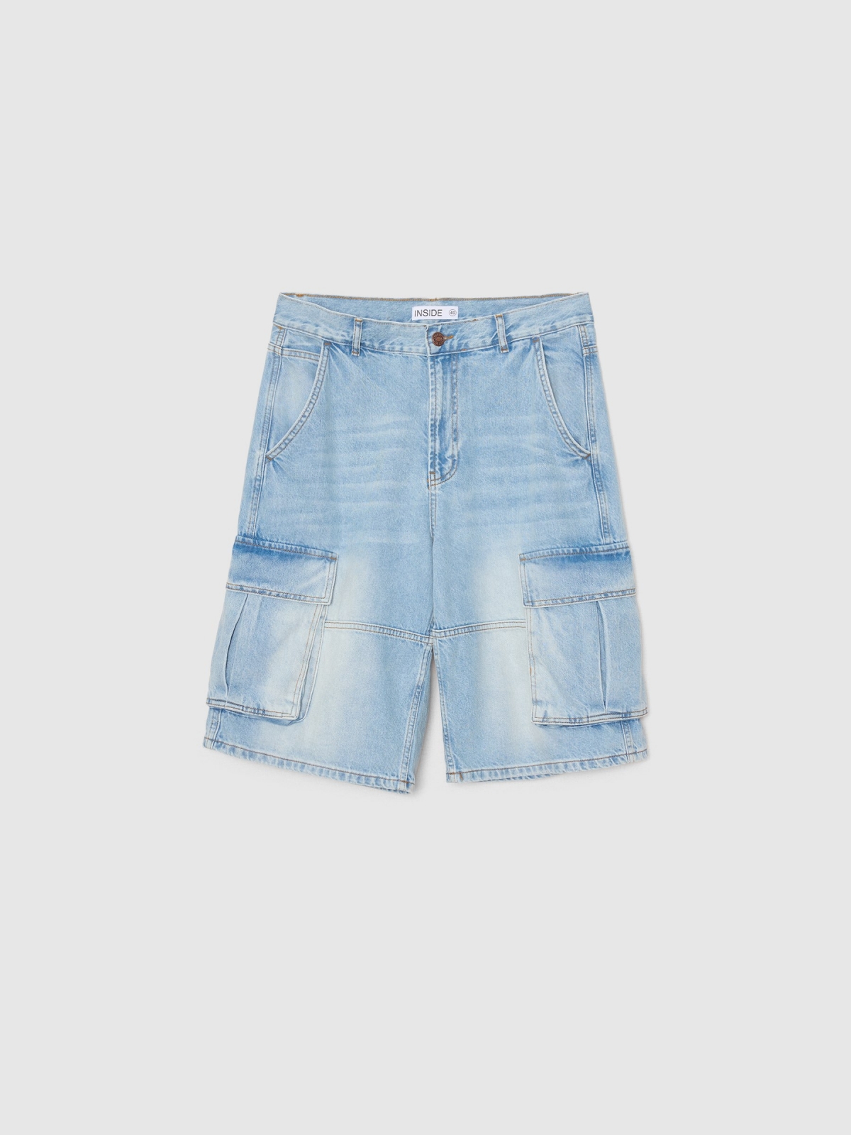  Bermudas Skater Cargo azul