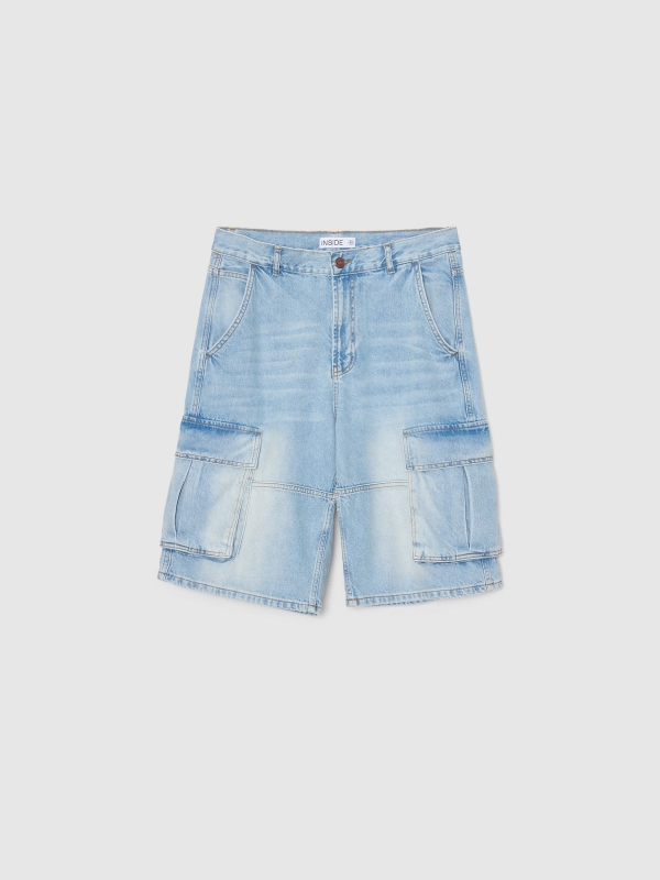  Bermudas Skater Cargo azul