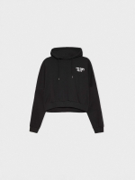 %Pto% Sudadera Bad Cats Club negro vista frontal