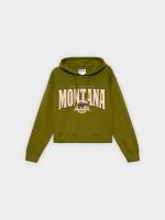 %Pto% Sweatshirt Montana cáqui vista frontal
