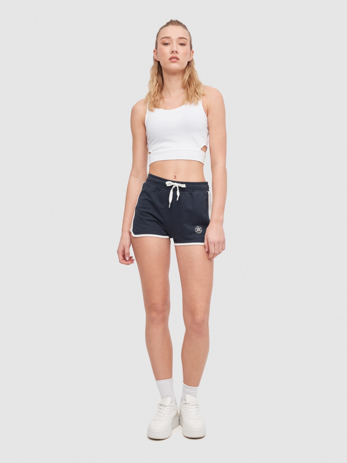 Top cut out white general front view