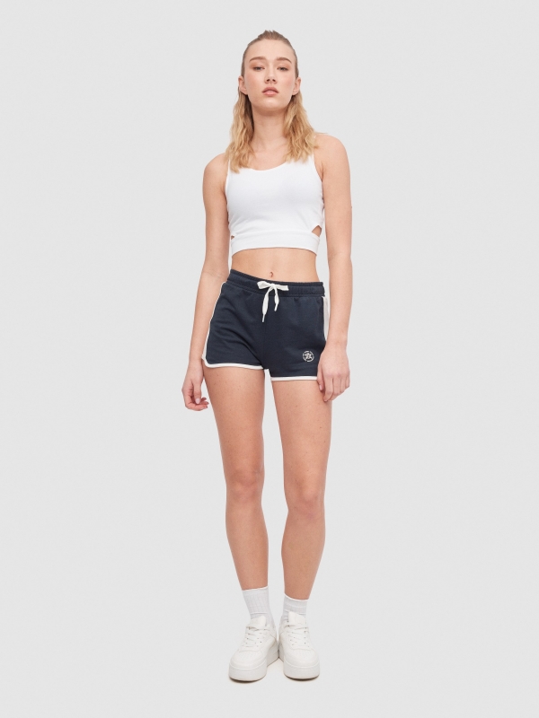 Top cut out white general front view