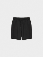 %Pto% Bermuda jogger negra negro vista frontal