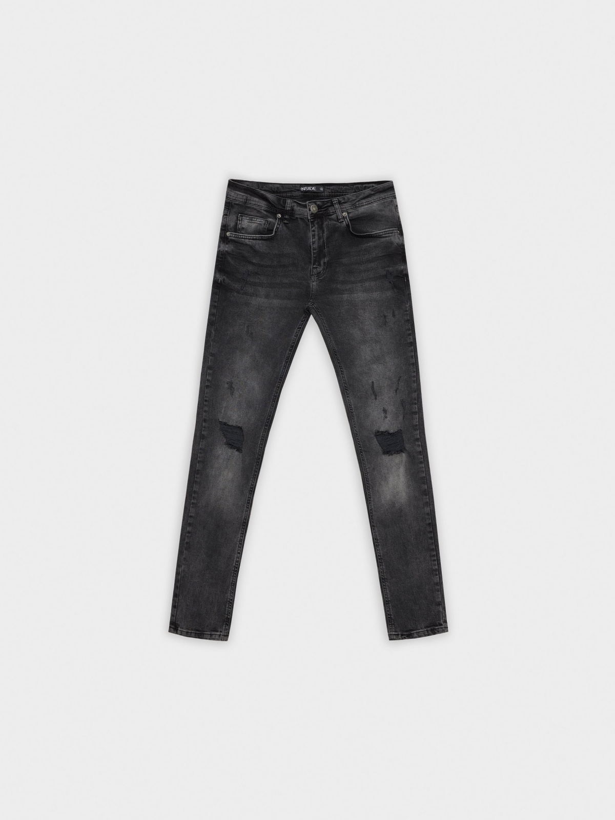  Jeans super slim gris oscuro vista frontal