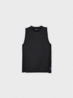 %Pto% Camiseta de redecilla sport negro vista frontal
