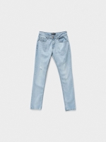 %Pto% Jeans Super Slim azul claro mostaza vista frontal