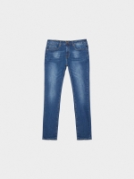 %Pto% Super slim jeans dark blue front view