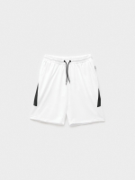 %Pto% Camuflar calções das Bermudas branco vista frontal