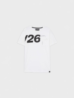 %Pto% Graphic T-shirt with pocket white front view