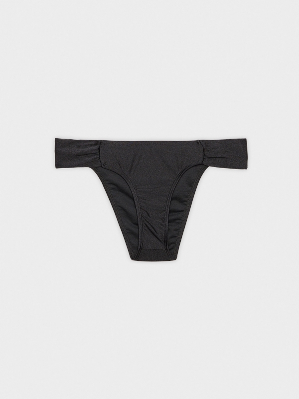  Classic bikini bottoms with cutouts black front view