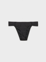 %Pto% Braguita bikini clásica cortes negro vista frontal