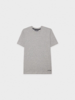 %Pto% Camiseta básica manga corta gris vista frontal