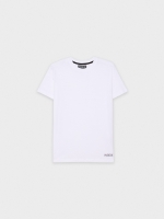 %Pto% Camiseta básica manga corta blanco vista frontal