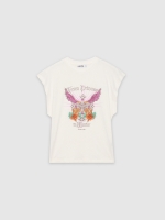 %Pto% T-shirt From Princess off white vista frontal