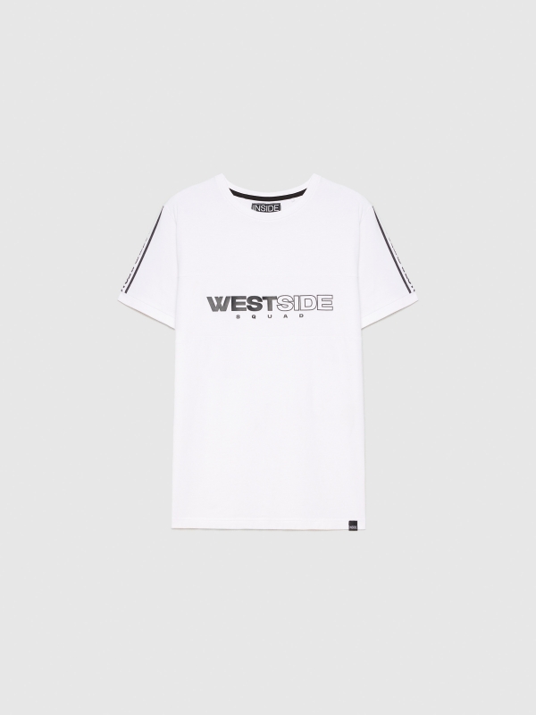  Camiseta Westside blanco vista frontal