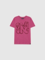 %Pto% Monster T-shirt violet front view