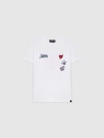 %Pto% Camiseta tigre universidad blanco vista frontal