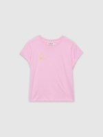 %Pto% T-shirt More Summer magenta vista frontal