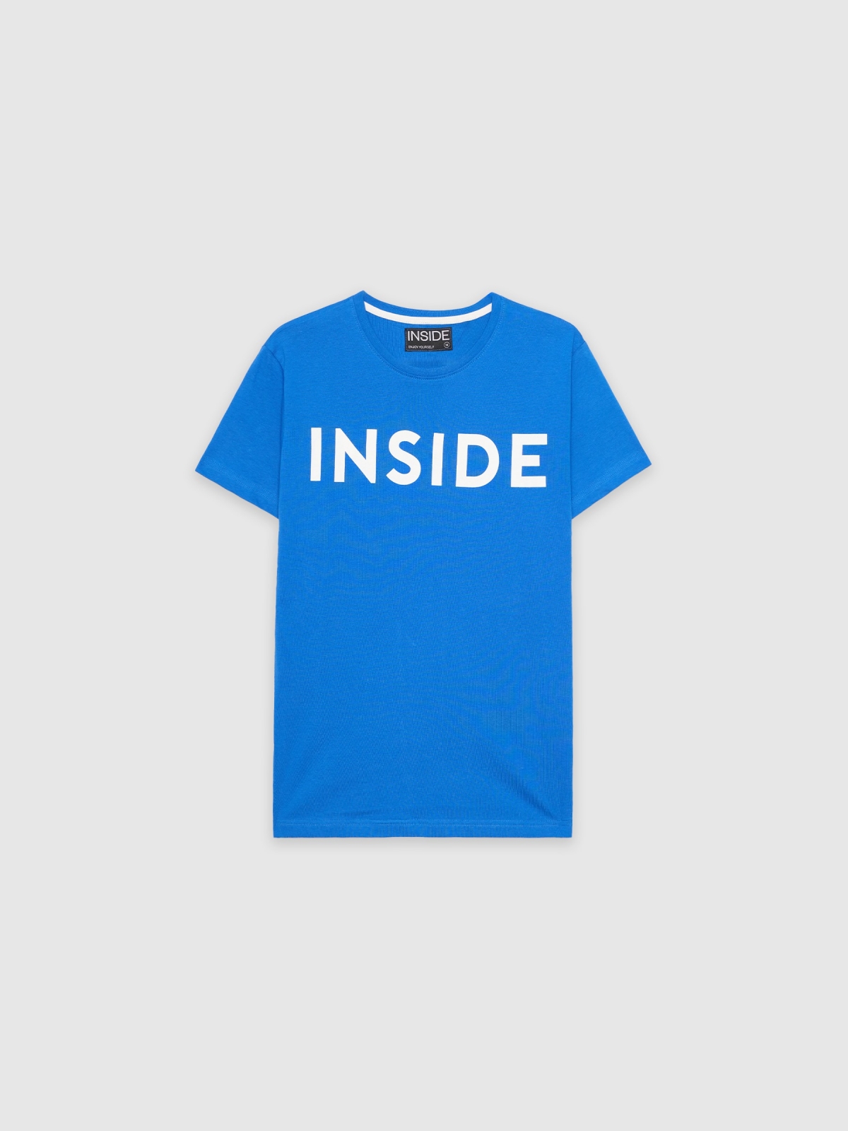 %Pto% Camiseta básica INSIDE azul ducados vista frontal