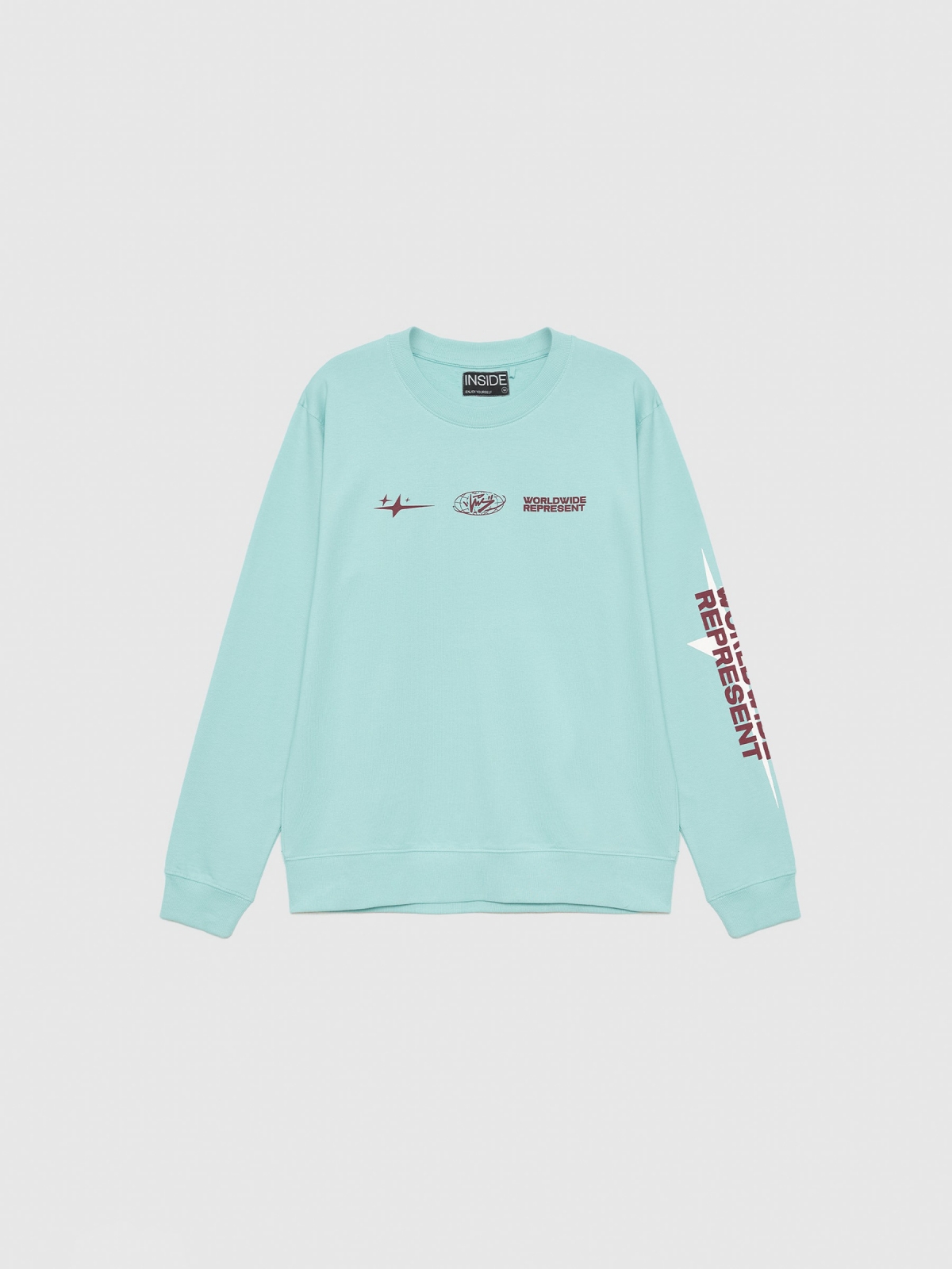  Worldwide Sweatshirt light blue front view