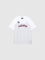 %Pto% Sports striped T-shirt white front view