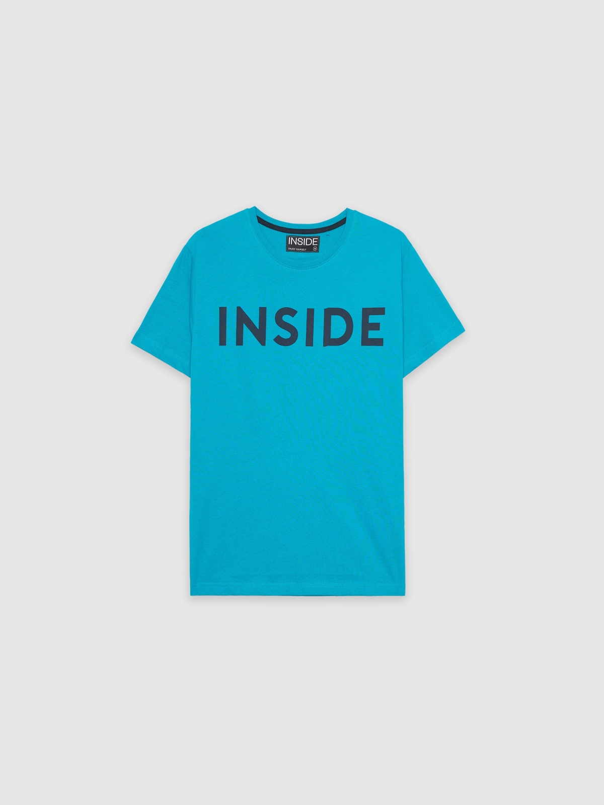 %Pto% T-shirt básica INSIDE azul vista frontal