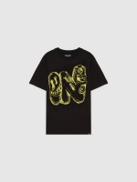 %Pto% Monster T-shirt black front view