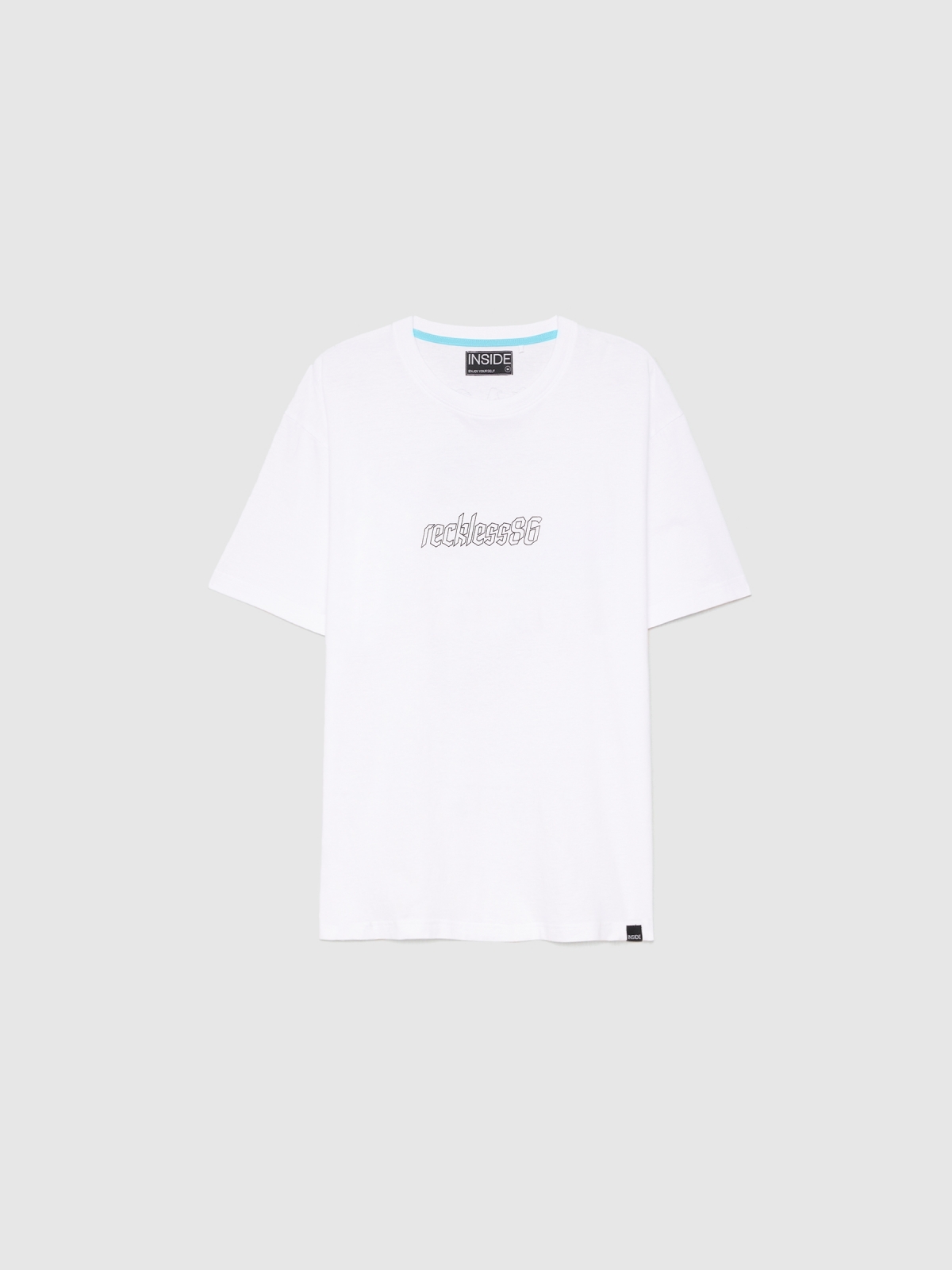  RecklessSG t-shirt white front view