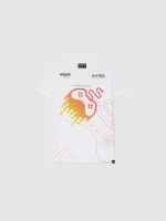 %Pto% Camiseta Gamer blanco vista frontal