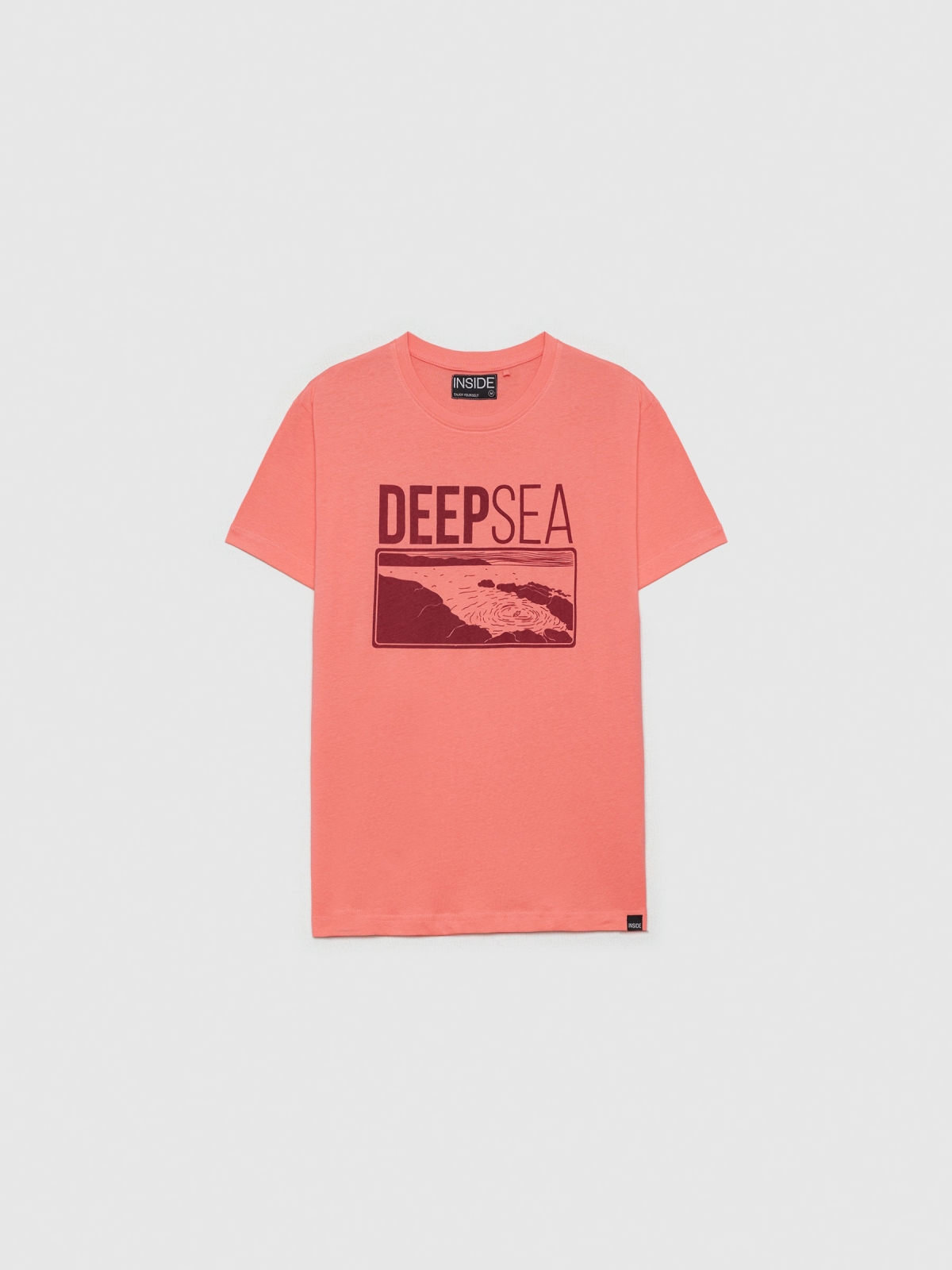  Camiseta Deep Sea rosa vista frontal