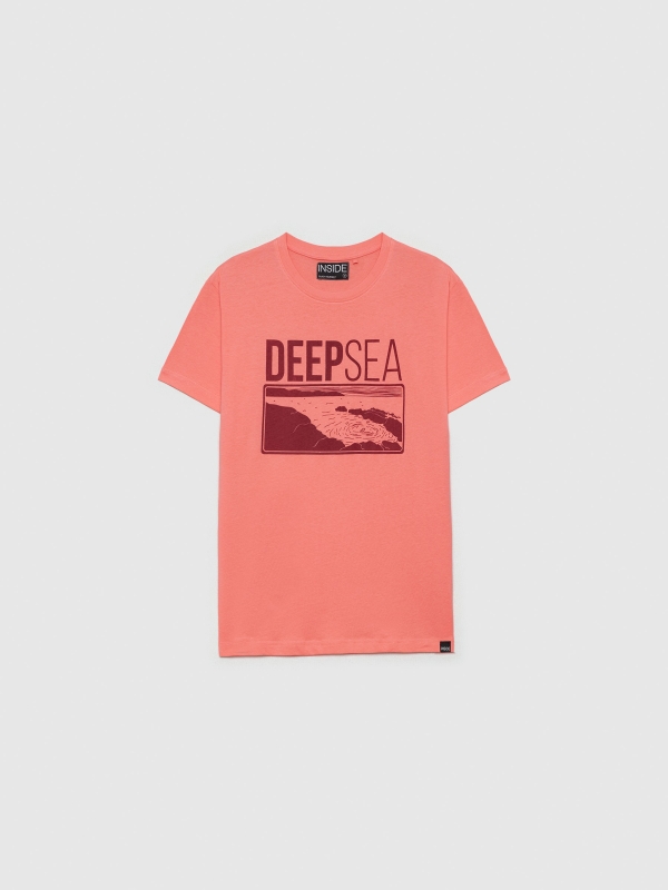  Camiseta Deep Sea rosa vista frontal