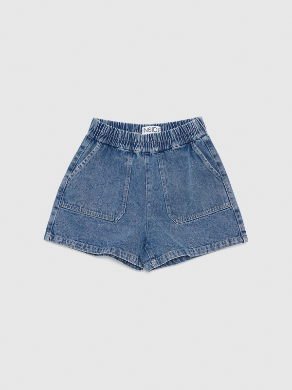  Short denim ligero azul vista frontal