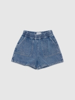 %Pto% Short denim ligero azul vista frontal