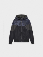 %Pto% Camouflage jacket black front view