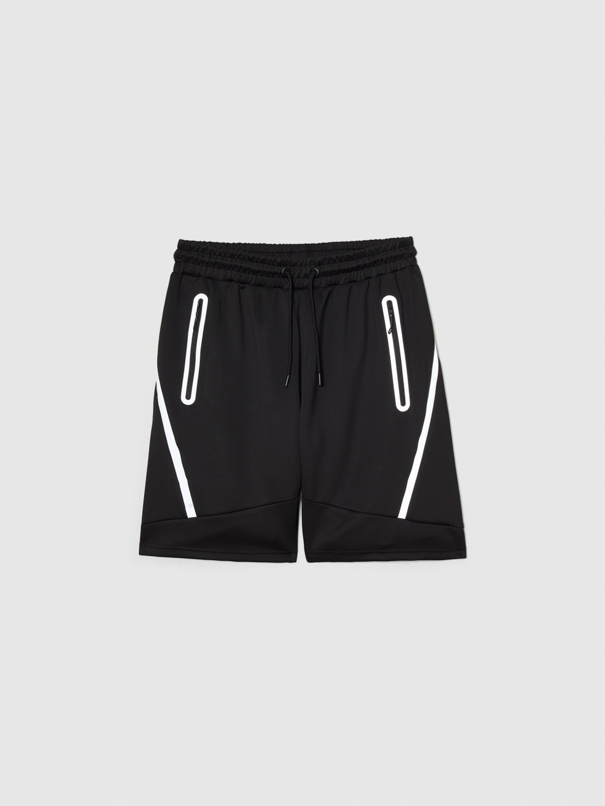  Jogger shorts black front view