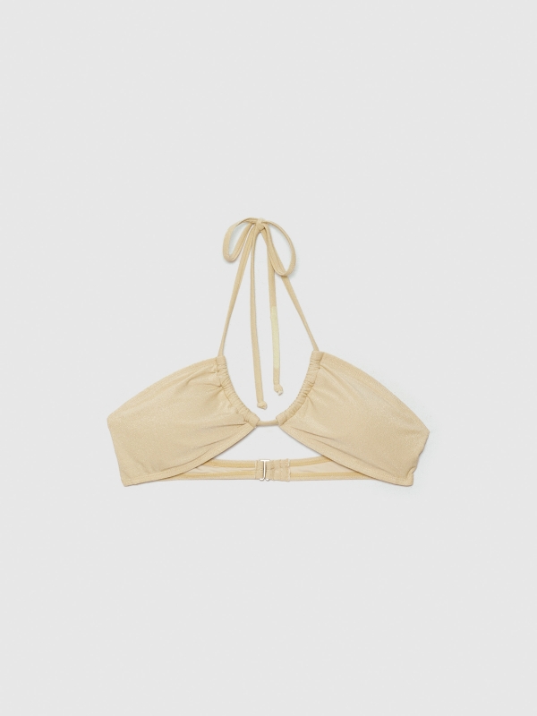  Multi-position bikini top ochre front view