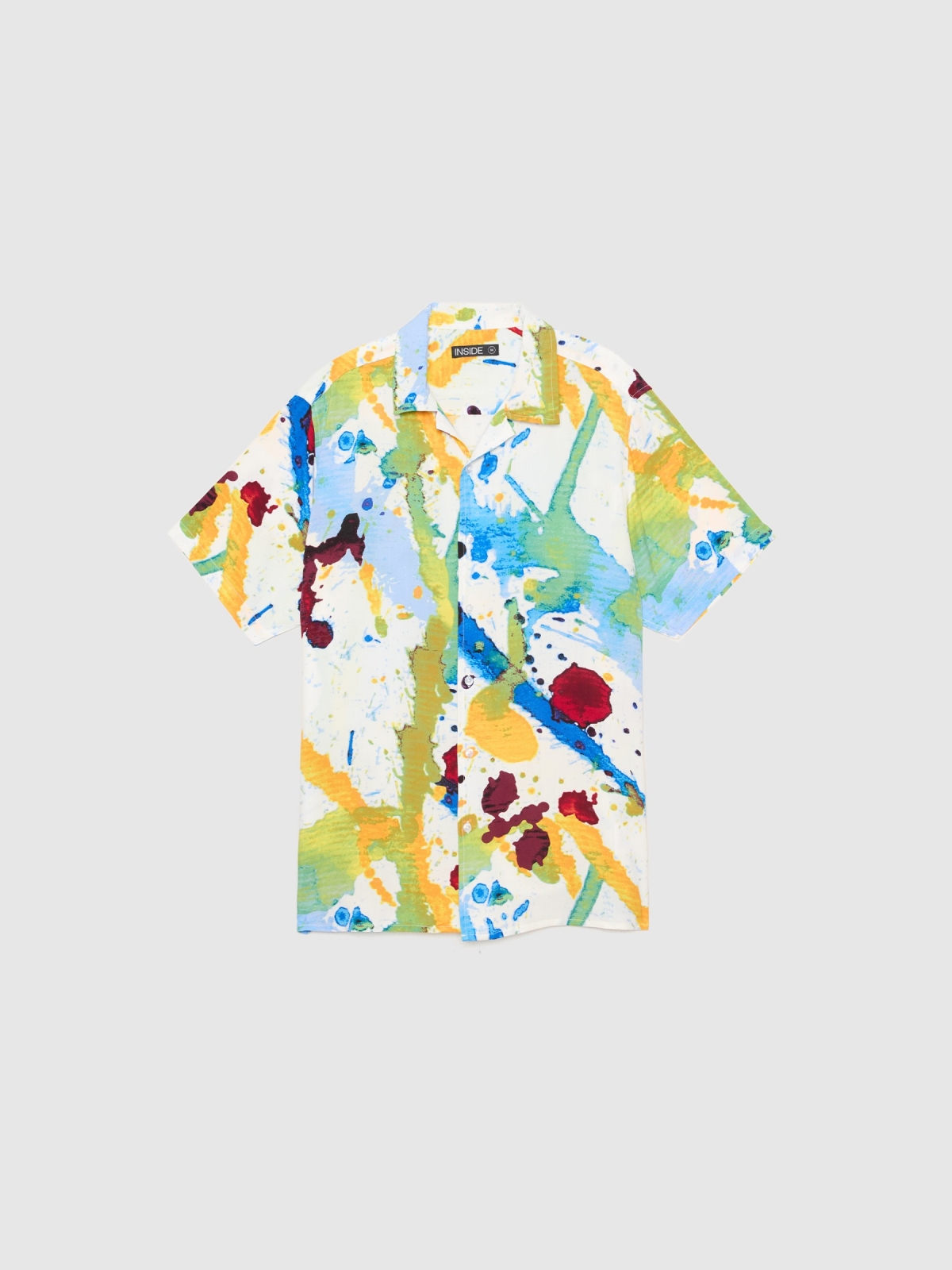  Watercolour shirt white front view