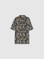 %Pto% Camisa diamantes azul vista frontal