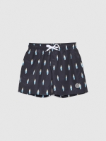 %Pto% Surf Swimsuit black front view