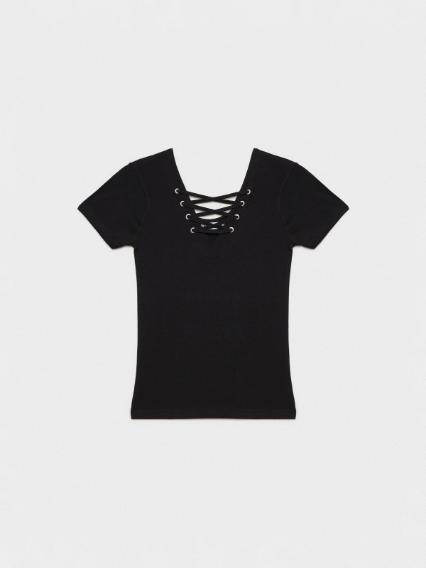 Camiseta lace up